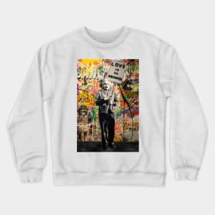Banksy Love Is The Answer Crewneck Sweatshirt